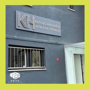 ışıksız krom paslanmaz tabela 